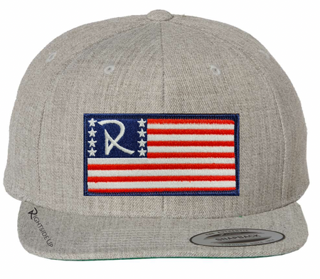 American Flag Snap Back Hat