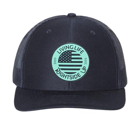 Flat Bill USA Patch Snap Back