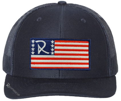 American Flag Snap Back Hat